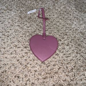 COACH Heart Ornament Primrose Leather Charm Heart